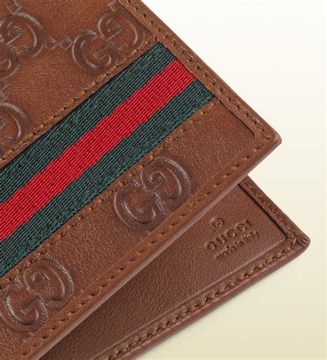 gucci wallet brown gg|gucci wallet black leather.